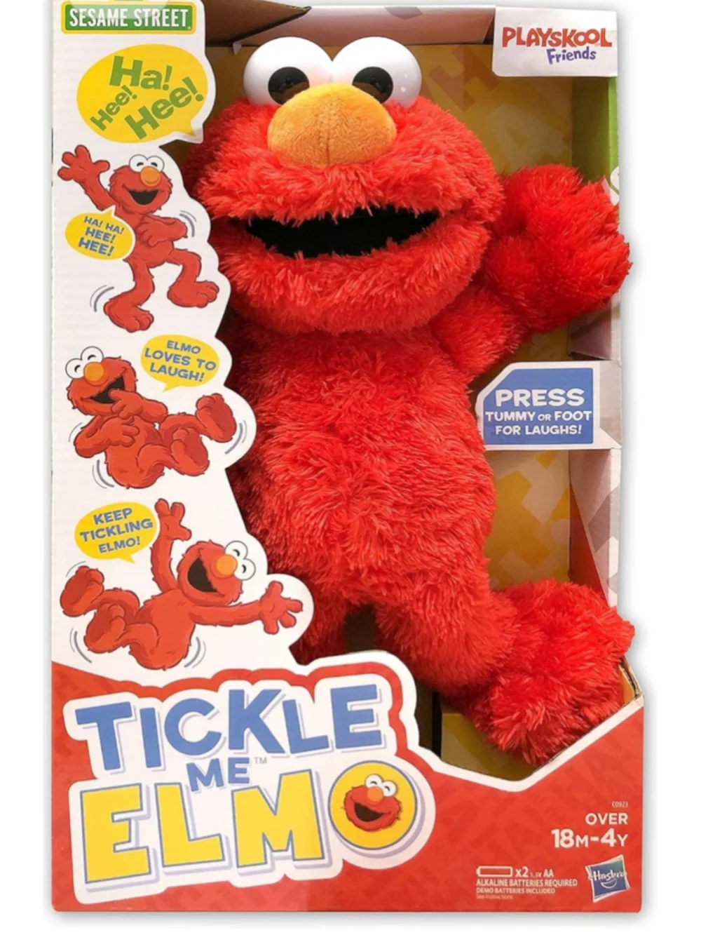 NEW Tickle Me Elmo Plush Laughing Toy 2016 Playskool Friends Sesame Street